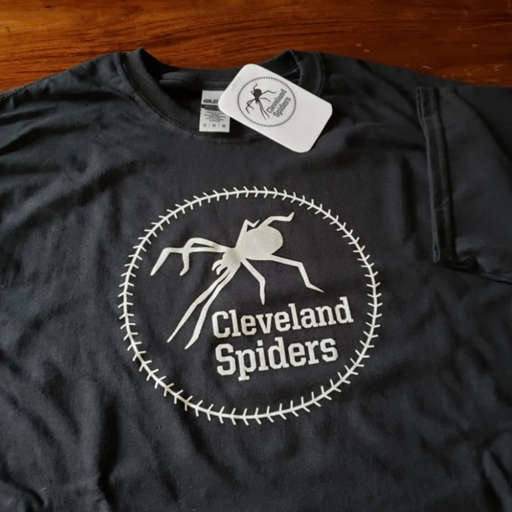 Cleveland Spiders "Summer Classic", - Black Spiders Tee Shirt